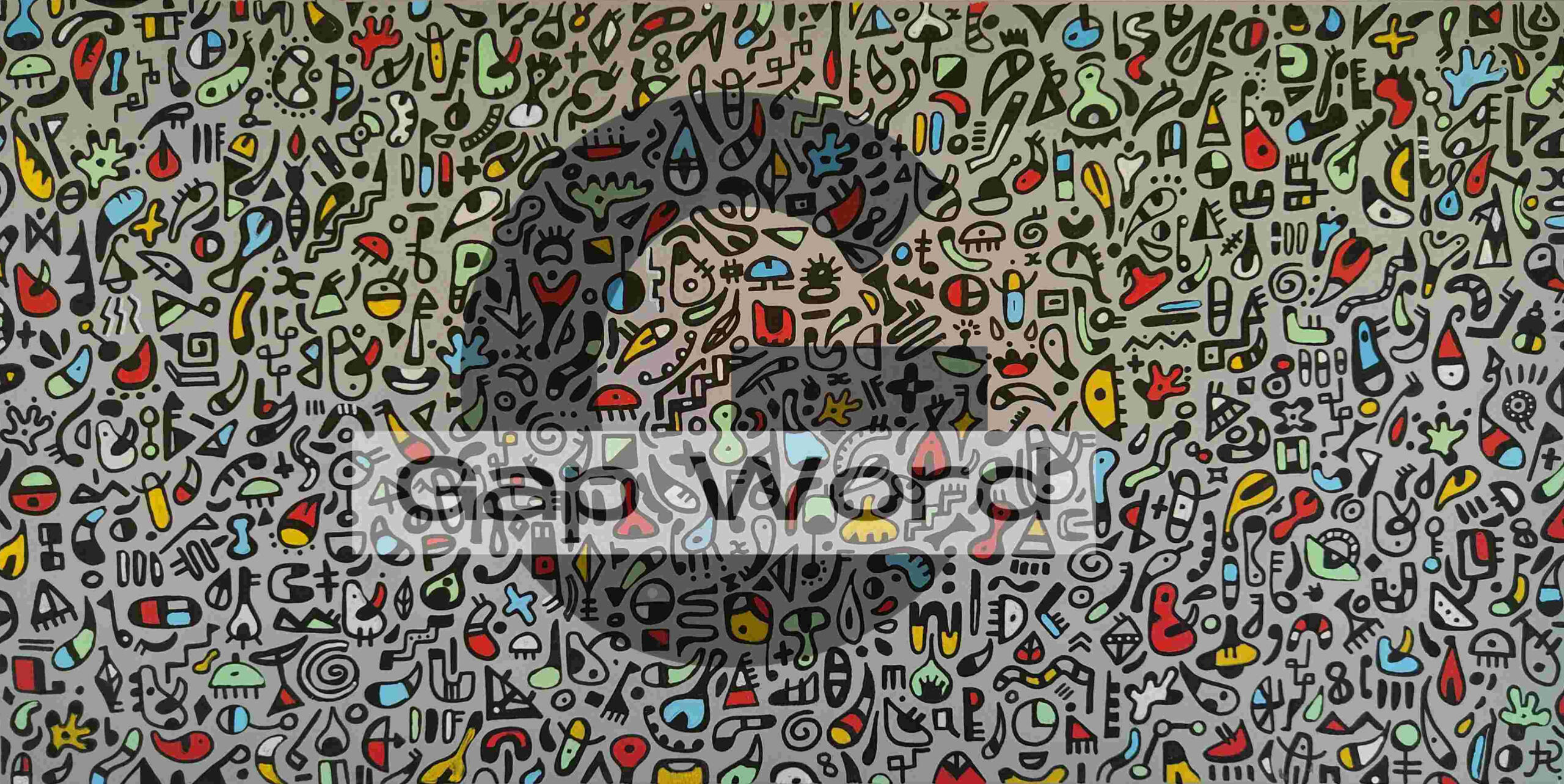 "Story" #, 60cm x 100cm, Acrylic on canvas.